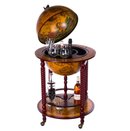Antike Holz Globus Bar Weltkugel Minibar